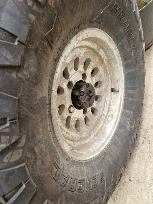 DAIHATSU PEPPERPOT ALLOYS ALLOY WHEELS RIMS 4X SUZUKI SAMURAI, JIMNY, SJ413