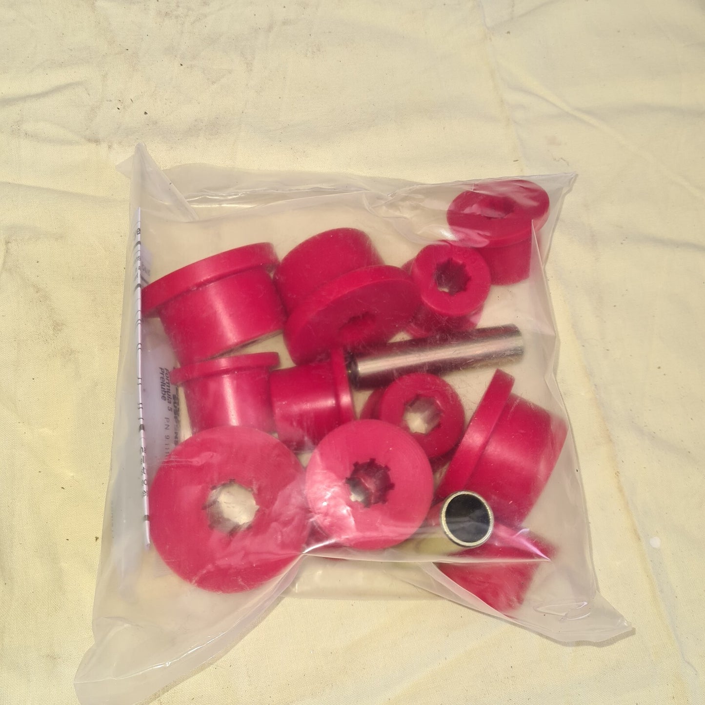 SUZUKI SJ LEAF SPRING BUSHES POLYBUSH SJ413 SJ410 SAMURAI BUSH SET RED